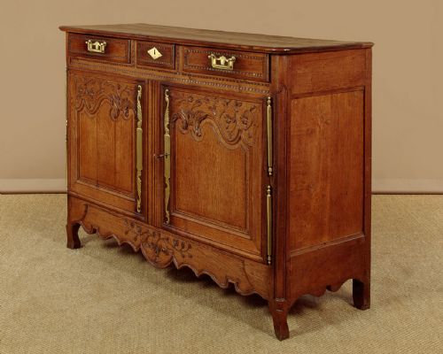 FRENCH OAK DRESSER BASE C1790 - ADDITIONAL PHOTO 2
