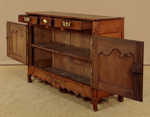 FRENCH OAK DRESSER BASE C1790 - ADDITIONAL PHOTO 3