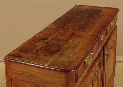 FRENCH OAK DRESSER BASE C1790 - ADDITIONAL PHOTO 4