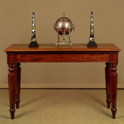 MAHOGANY CONSOLE TABLE C1840 - ADDITIONAL PHOTO 1