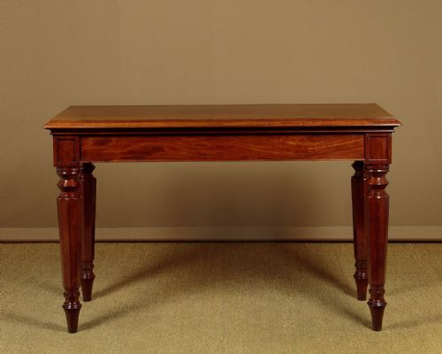 MAHOGANY CONSOLE TABLE C1840 - ADDITIONAL PHOTO 2