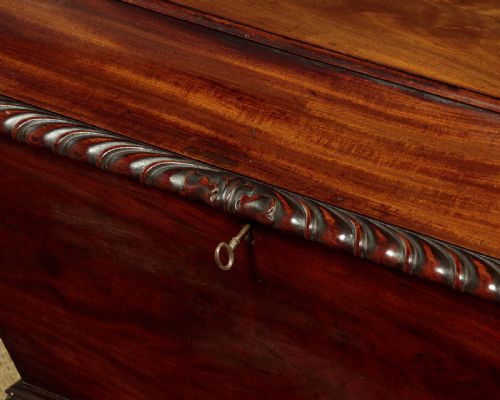 REGENCY MAHOGANY SARCOPHAGUS CELLARETTE C1830 - ADDITIONAL PHOTO 5