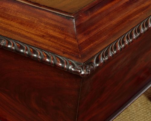 REGENCY MAHOGANY SARCOPHAGUS CELLARETTE C1830 - ADDITIONAL PHOTO 6