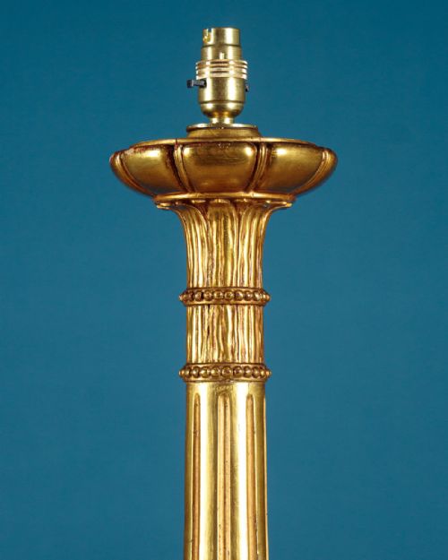 GILTWOOD STANDARD LAMP C1930 - ADDITIONAL PHOTO 1