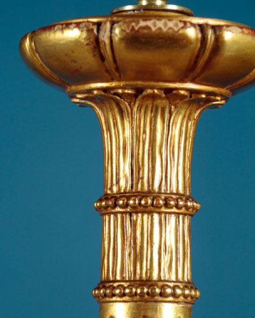 GILTWOOD STANDARD LAMP C1930 - ADDITIONAL PHOTO 2