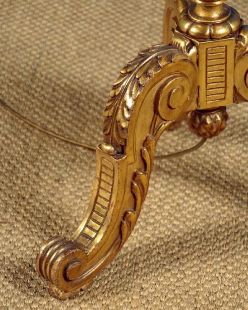 GILTWOOD STANDARD LAMP C1930 - ADDITIONAL PHOTO 6