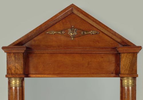 FRENCH EMPIRE STYLE WALL MIRROR C1890 - ADDITIONAL PHOTO 2
