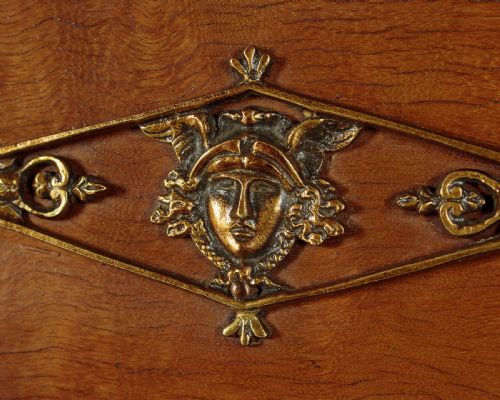 FRENCH EMPIRE STYLE WALL MIRROR C1890 - ADDITIONAL PHOTO 5