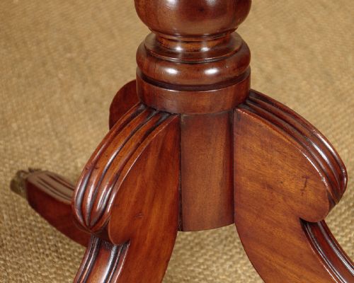 PAIR OF MAHOGANY SIDE TABLES C1820 - ADDITIONAL PHOTO 6