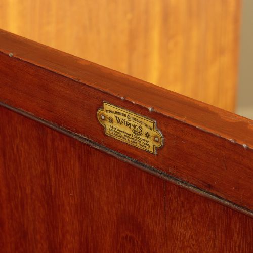SATINWOOD LINEN PRESS BY WARING GILLOW C1910 - ADDITIONAL PHOTO 11