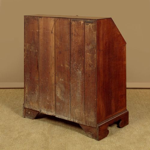 SMALL GEORGIAN OAK BUREAU C1800 - ADDITIONAL PHOTO 11
