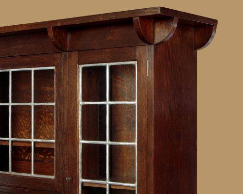 ARTS CRAFTS SIDEBOARD BY LIBERTY CO C1907 - ADDITIONAL PHOTO 5