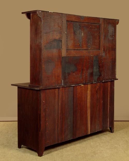 ARTS CRAFTS SIDEBOARD BY LIBERTY CO C1907 - ADDITIONAL PHOTO 16