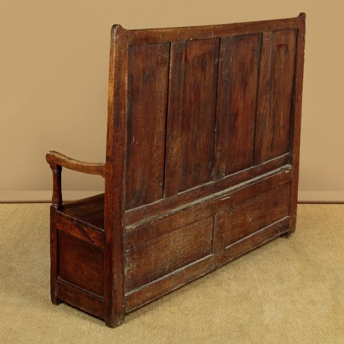 WELSH OAK BOX SETTLE C1740 - ADDITIONAL PHOTO 12