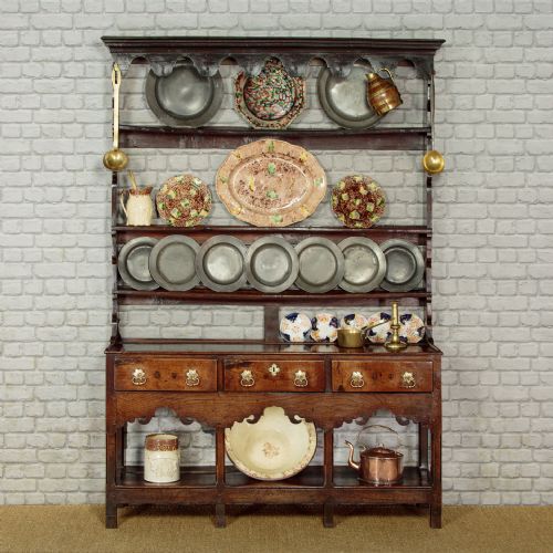 SMALL COTTAGE WELSH DRESSER RACK C1800 - ADDITIONAL PHOTO 1