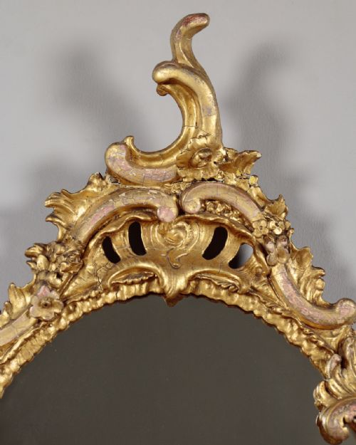 ROCOCO GILDED GIRANDOLE MIRROR C1870 - ADDITIONAL PHOTO 3