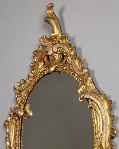 ROCOCO GILDED GIRANDOLE MIRROR C1870 - ADDITIONAL PHOTO 4