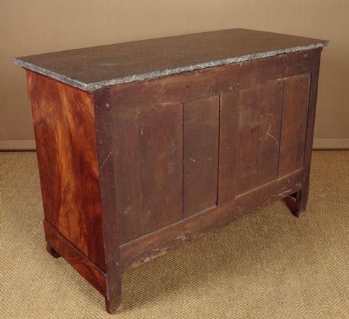 MAHOGANY MARBLE TOP COMMODE C1820 - ADDITIONAL PHOTO 11