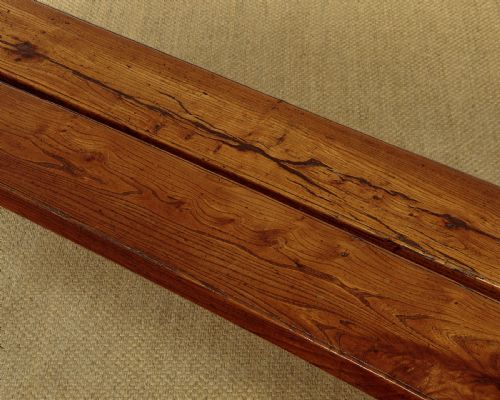 PAIR OF LONG ELM BENCHES C1890 - ADDITIONAL PHOTO 4