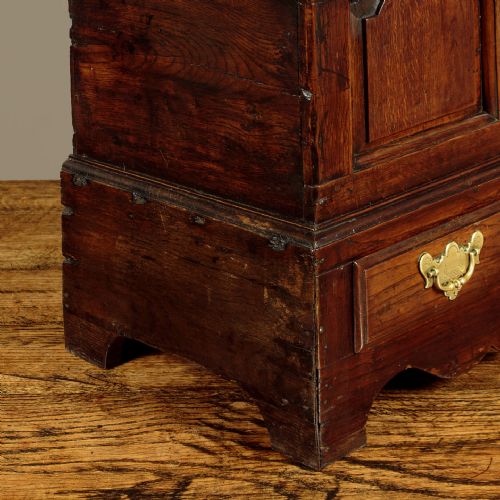 WELSH OAK COFFER BACH C1770 - ADDITIONAL PHOTO 12