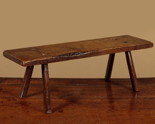 18THC OAK STEP STOOL C1760 - ADDITIONAL PHOTO 2