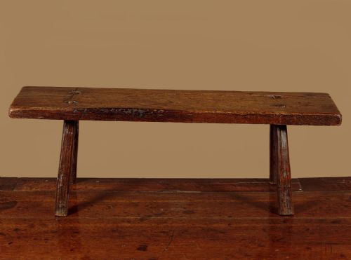 18THC OAK STEP STOOL C1760 - ADDITIONAL PHOTO 3