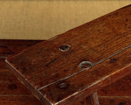 18THC OAK STEP STOOL C1760 - ADDITIONAL PHOTO 5