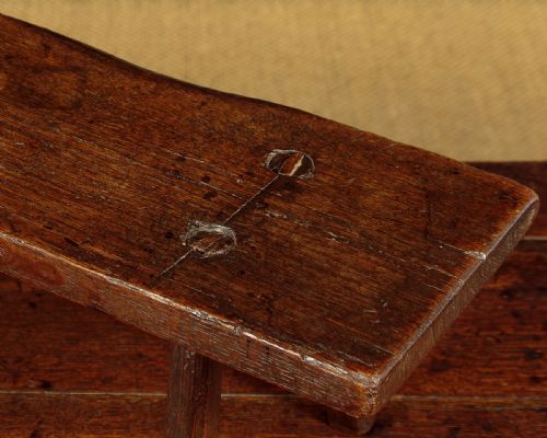 18THC OAK STEP STOOL C1760 - ADDITIONAL PHOTO 6
