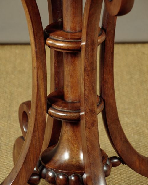 MAHOGANY PEDESTAL TABLE C1830 - ADDITIONAL PHOTO 6