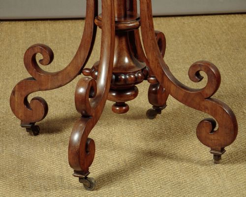 MAHOGANY PEDESTAL TABLE C1830 - ADDITIONAL PHOTO 8