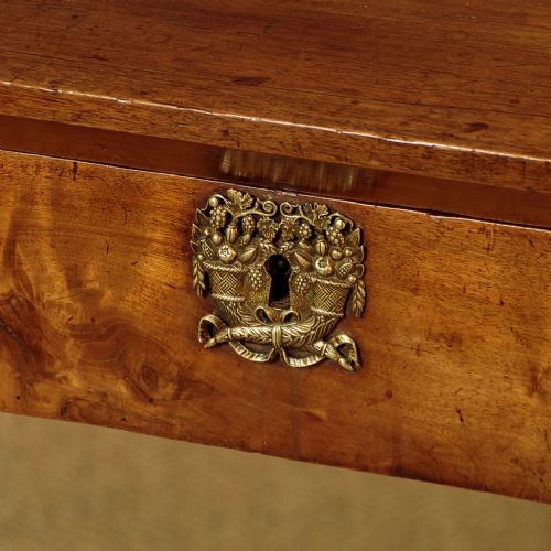 SMALL WALNUT CONSOLE TABLE C1840 - ADDITIONAL PHOTO 6