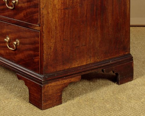EARLY 19THC MAHOGANY SECRETAIRE BUREAU CHEST OF DRAWERS C1820 - ADDITIONAL PHOTO 12
