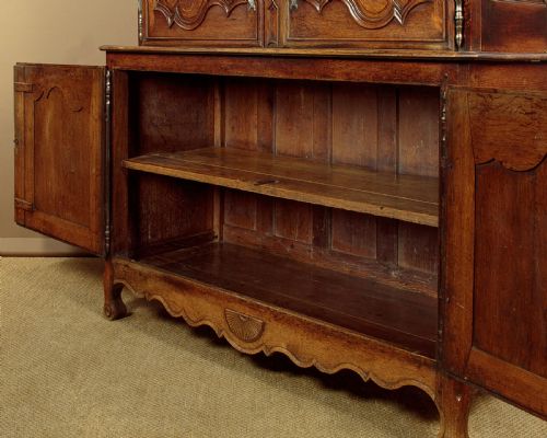 TALL 18THC FRENCH OAK HOUSEKEEPER'S CUPBOARD C1770 - ADDITIONAL PHOTO 10