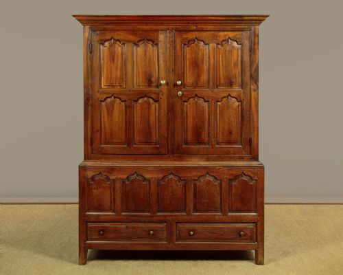 18THC OAK TACK CUPBOARD C1760