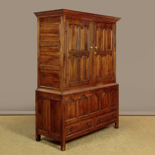 18THC OAK TACK CUPBOARD C1760 - ADDITIONAL PHOTO 2