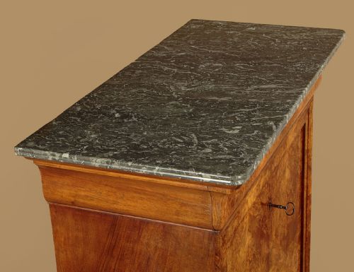 BURR WALNUT SECRETAIRE ABATTANT C1840 - ADDITIONAL PHOTO 8