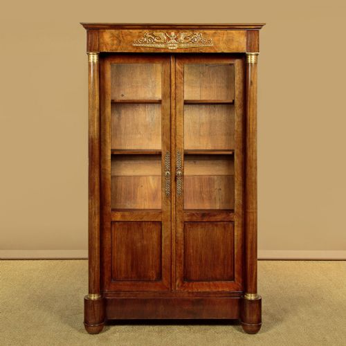 FRENCH EMPIRE STYLE BOOKCASE C1890