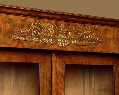 FRENCH EMPIRE STYLE BOOKCASE C1890 - ADDITIONAL PHOTO 5