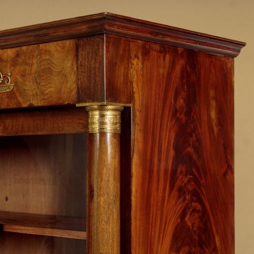 FRENCH EMPIRE STYLE BOOKCASE C1890 - ADDITIONAL PHOTO 6
