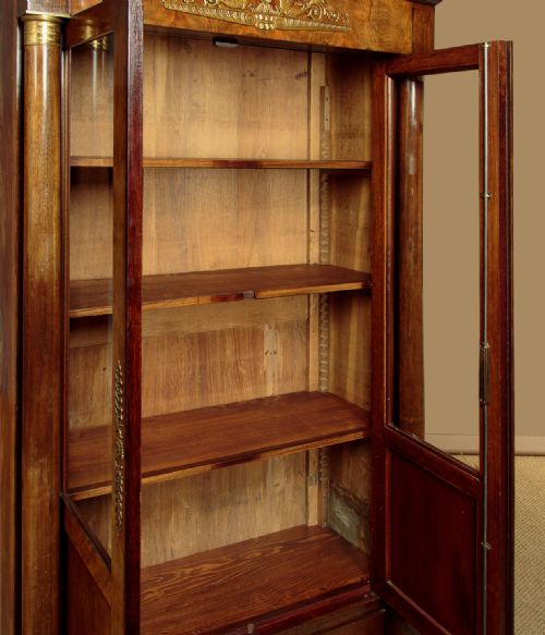 FRENCH EMPIRE STYLE BOOKCASE C1890 - ADDITIONAL PHOTO 7