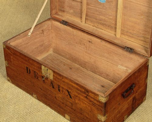 FRENCH CAMPAIGN CHEST C1890 - ADDITIONAL PHOTO 5