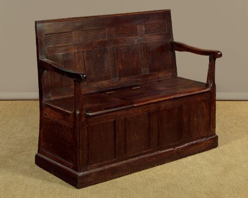 SMALL WELSH BOX SETTLE C1800 - ADDITIONAL PHOTO 2