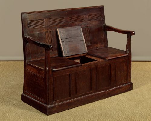 SMALL WELSH BOX SETTLE C1800 - ADDITIONAL PHOTO 3