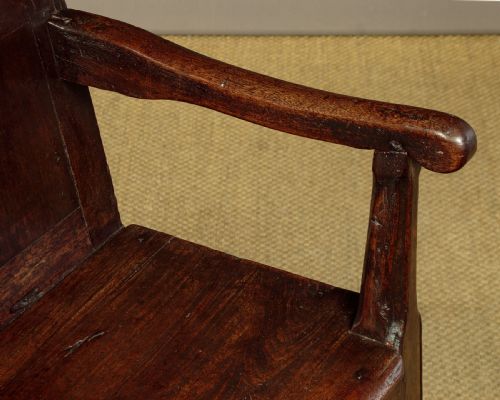 SMALL WELSH BOX SETTLE C1800 - ADDITIONAL PHOTO 6
