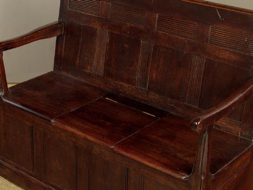 SMALL WELSH BOX SETTLE C1800 - ADDITIONAL PHOTO 7
