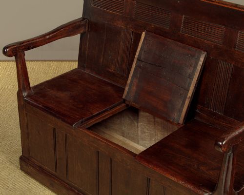 SMALL WELSH BOX SETTLE C1800 - ADDITIONAL PHOTO 8