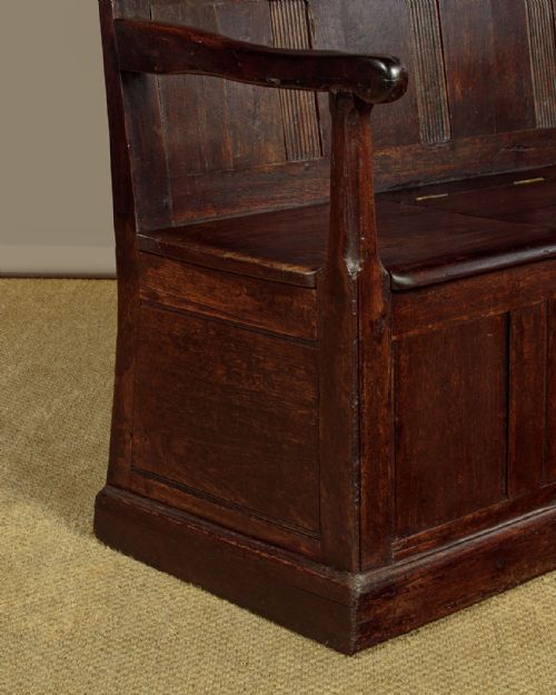 SMALL WELSH BOX SETTLE C1800 - ADDITIONAL PHOTO 11