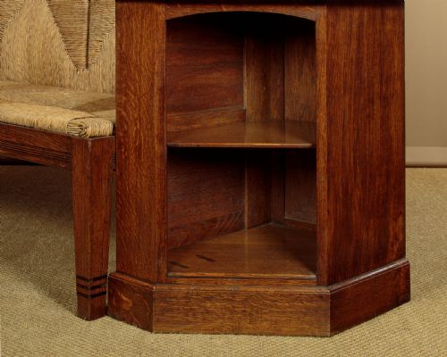 ARTS CRAFTS HALL SEAT C1910 - ADDITIONAL PHOTO 13