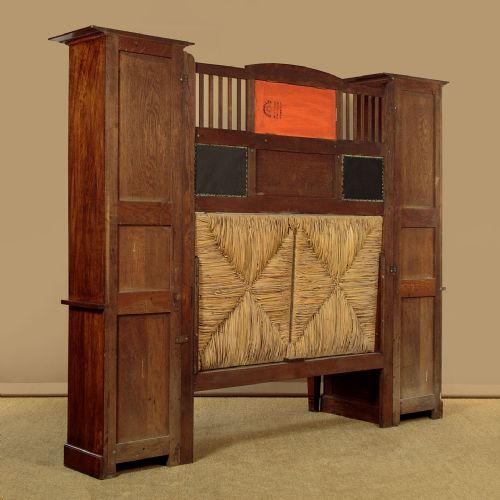 ARTS CRAFTS HALL SEAT C1910 - ADDITIONAL PHOTO 14
