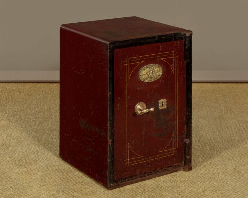 Steel Safe with Keys by Cartwright & Sons. C.1890